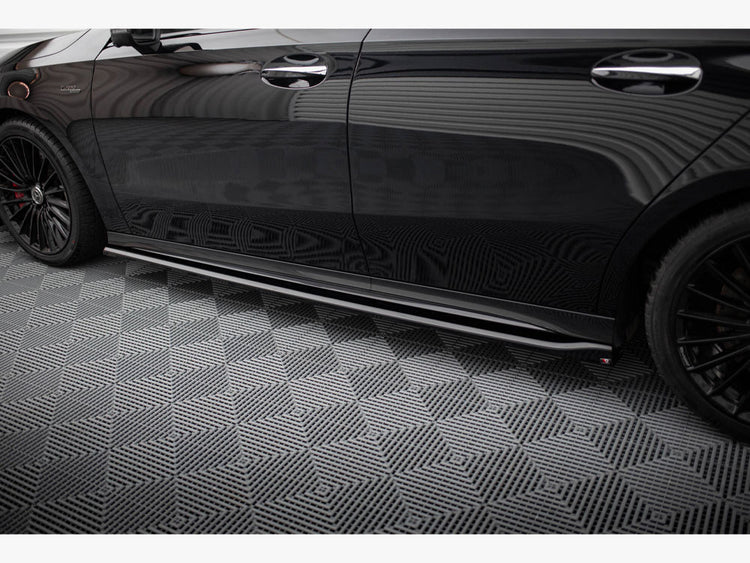 Side Skirts Diffusers Mercedes-AMG A35 W177 Facelift - Wayside Performance 