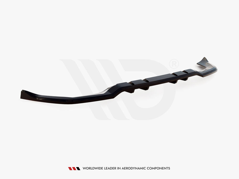 Central Rear Splitter (Vertical Bars) Mercedes-AMG A35 Hatchback W177 - Wayside Performance 