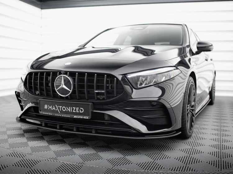 Street PRO Front Splitter Mercedes-AMG A35 W177 Facelift - Wayside Performance 