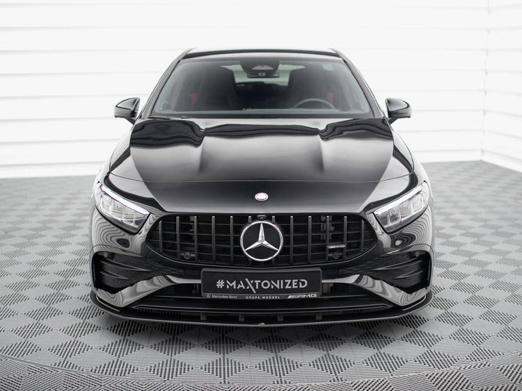 Street PRO Front Splitter Mercedes-AMG A35 W177 Facelift - Wayside Performance 