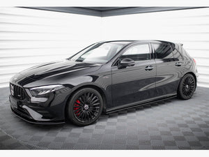 Street PRO Side Skirts Diffusers Mercedes-AMG A35 W177 Facelift - Wayside Performance 