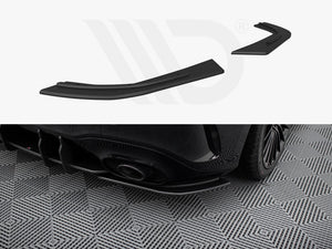 Street Pro Rear Side Splitters Mercedes-AMG A35 Hatchback W177 - Wayside Performance 