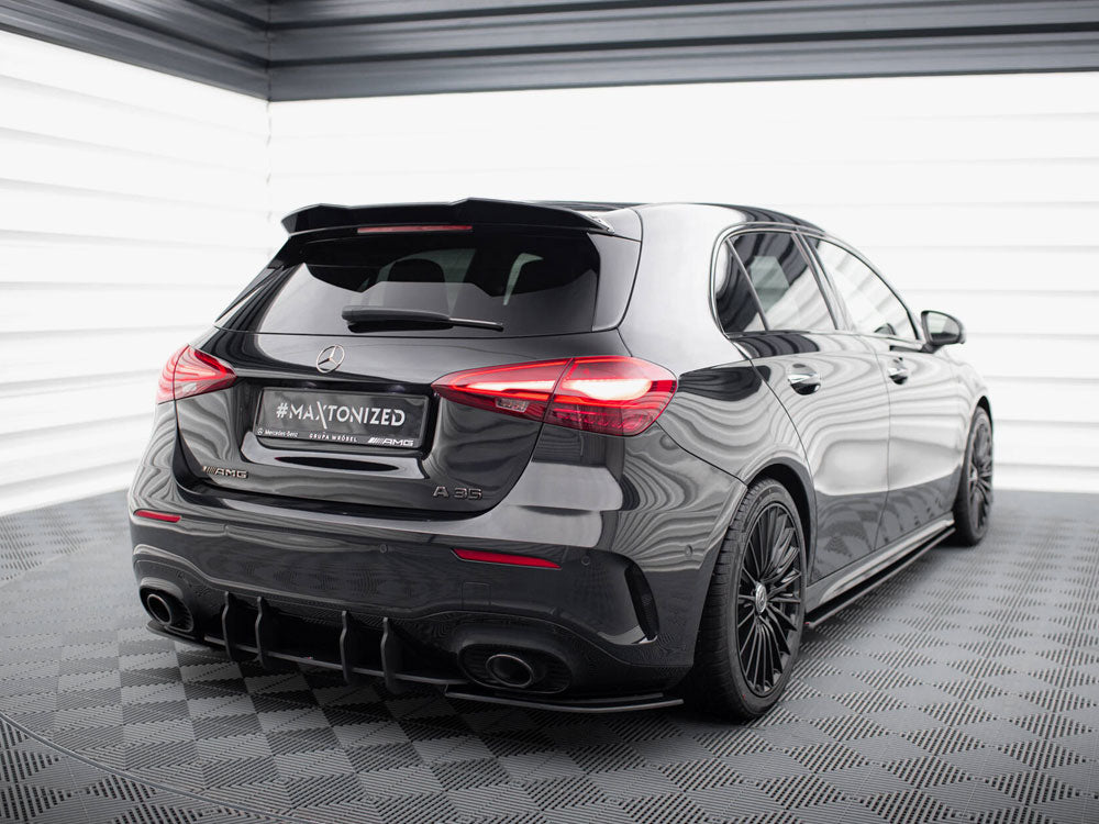 Street Pro Rear Side Splitters Mercedes-AMG A35 Hatchback W177 - Wayside Performance 