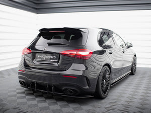 Street Pro Rear Side Splitters Mercedes-AMG A35 Hatchback W177 - Wayside Performance 
