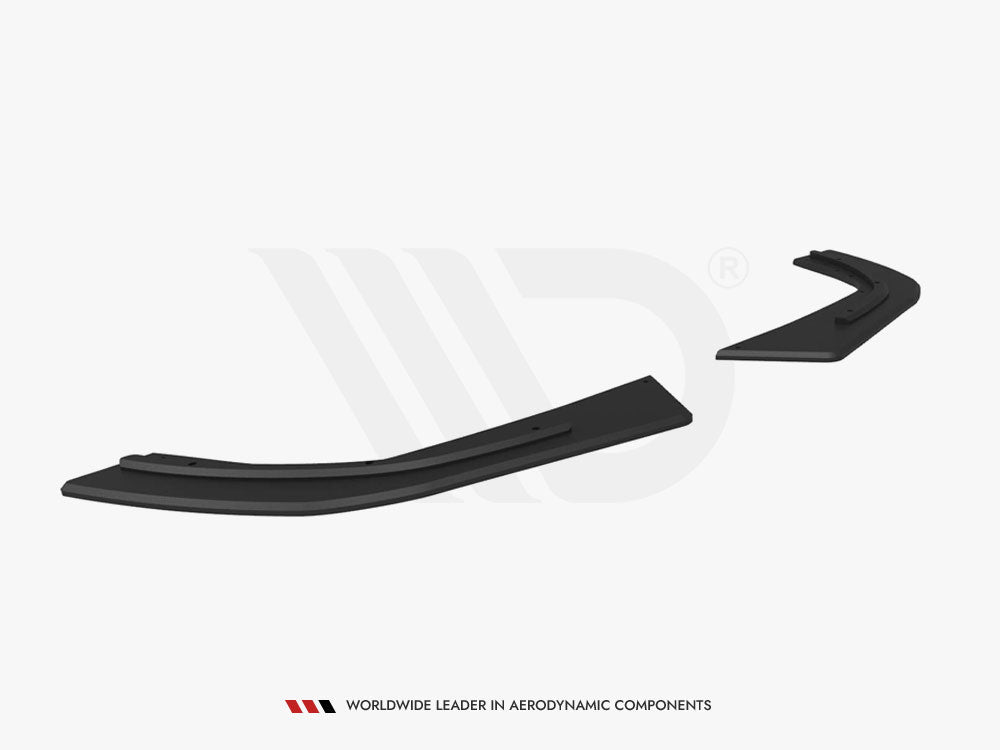 Street Pro Rear Side Splitters Mercedes-AMG A35 Hatchback W177 - Wayside Performance 