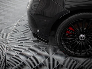 Street Pro Rear Side Splitters Mercedes-AMG A35 Hatchback W177 - Wayside Performance 