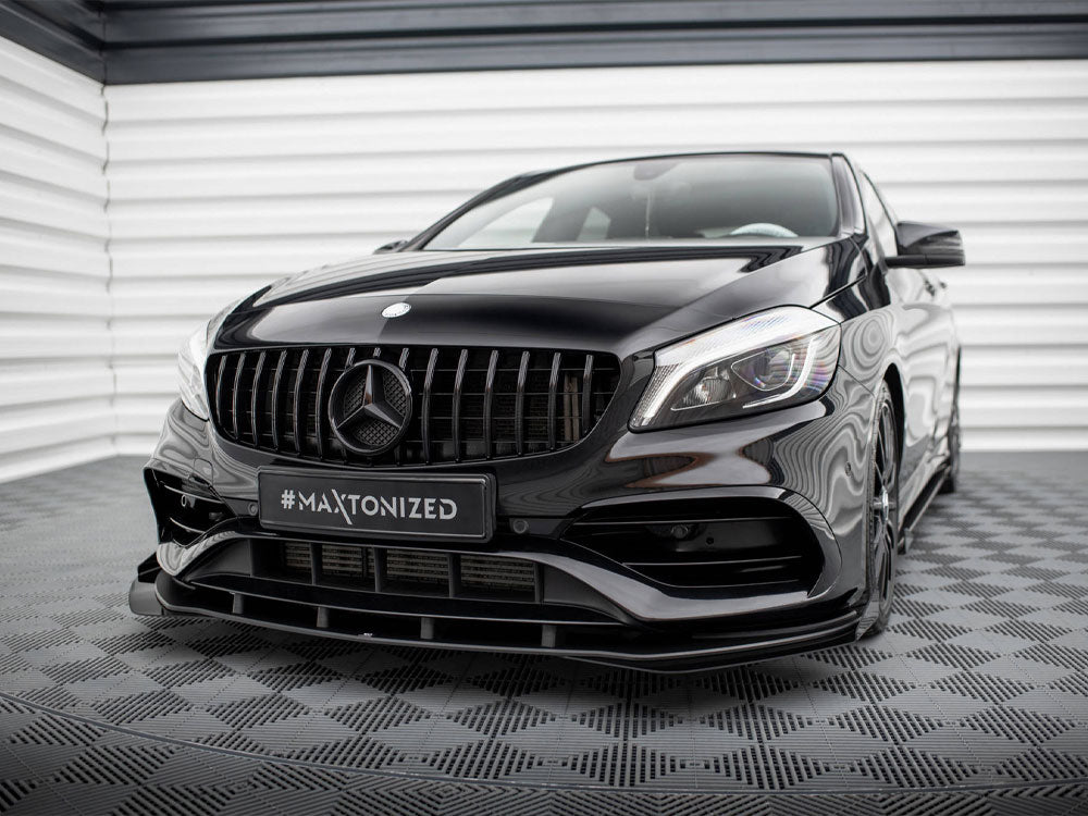 Front Flaps Mercedes-Benz A AMG-Line W176 Facelift - Wayside Performance 