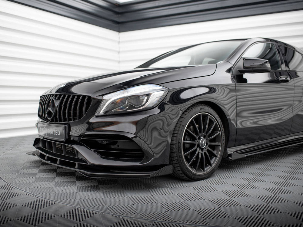 Front Flaps Mercedes-Benz A AMG-Line W176 Facelift - Wayside Performance 
