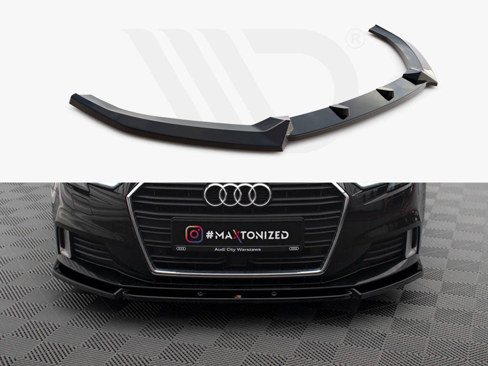 Front Splitter V.1 Audi A3 Sportback 8V Facelift - Wayside Performance 