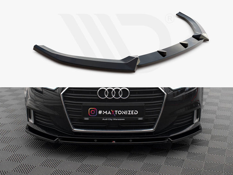 Front Splitter V.1 Audi A3 Sportback 8V Facelift - Wayside Performance 