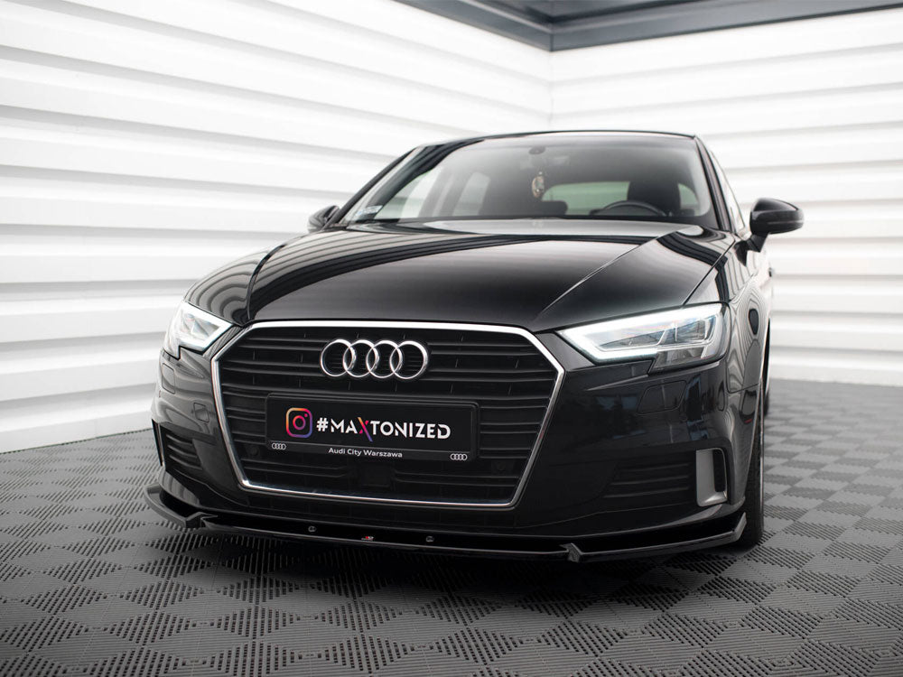 Front Splitter V.1 Audi A3 Sportback 8V Facelift - Wayside Performance 