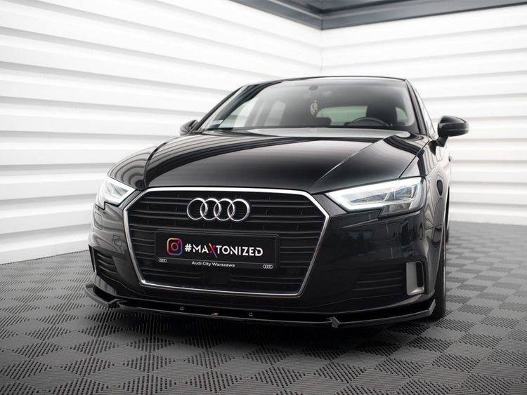 Front Splitter V.1 Audi A3 Sportback 8V Facelift - Wayside Performance 