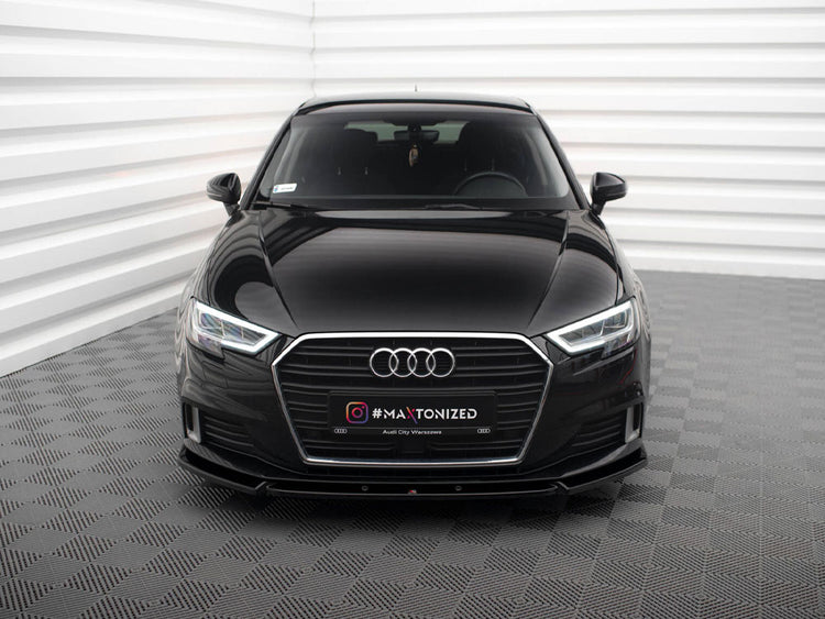 Front Splitter V.1 Audi A3 Sportback 8V Facelift - Wayside Performance 