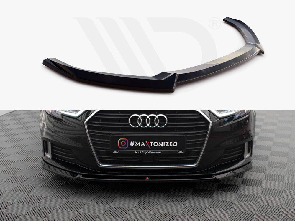 Front Splitter V.2 Audi A3 Sportback 8V Facelift - Wayside Performance 