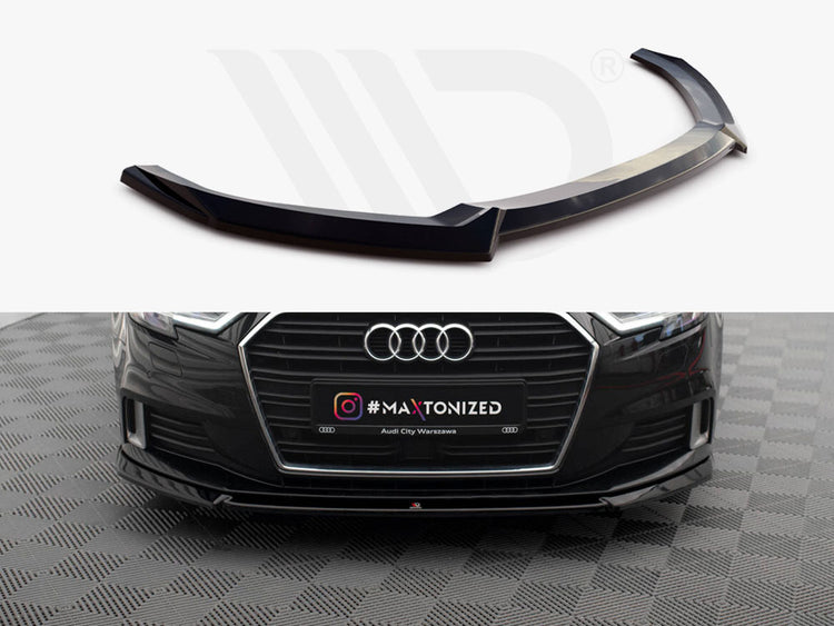 Front Splitter V.2 Audi A3 Sportback 8V Facelift - Wayside Performance 