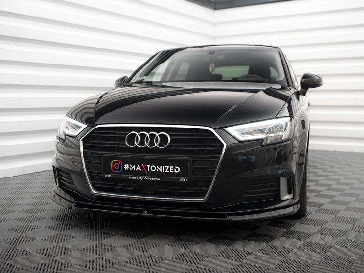 Front Splitter V.2 Audi A3 Sportback 8V Facelift - Wayside Performance 