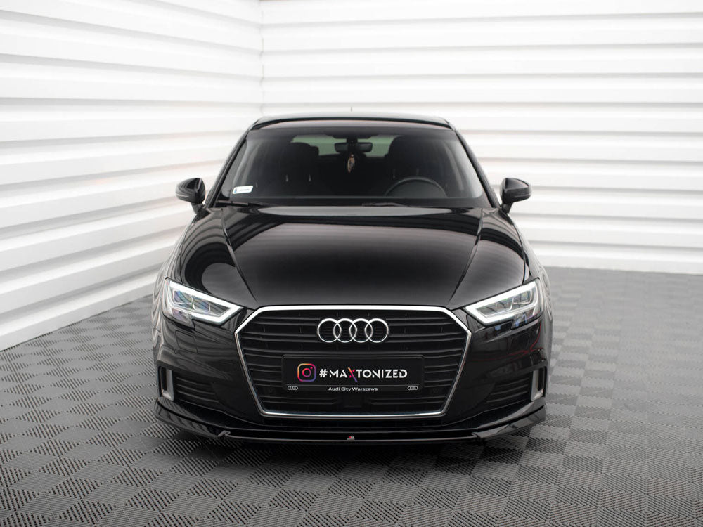 Front Splitter V.2 Audi A3 Sportback 8V Facelift - Wayside Performance 