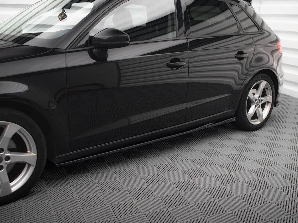 Side Skirts Diffusers Audi A3 Sportback 8V Facelift - Wayside Performance 