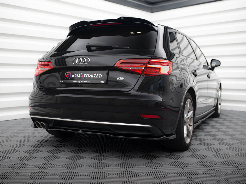 Rear Side Splitters Audi A3 Sportback 8V Facelift - Wayside Performance 