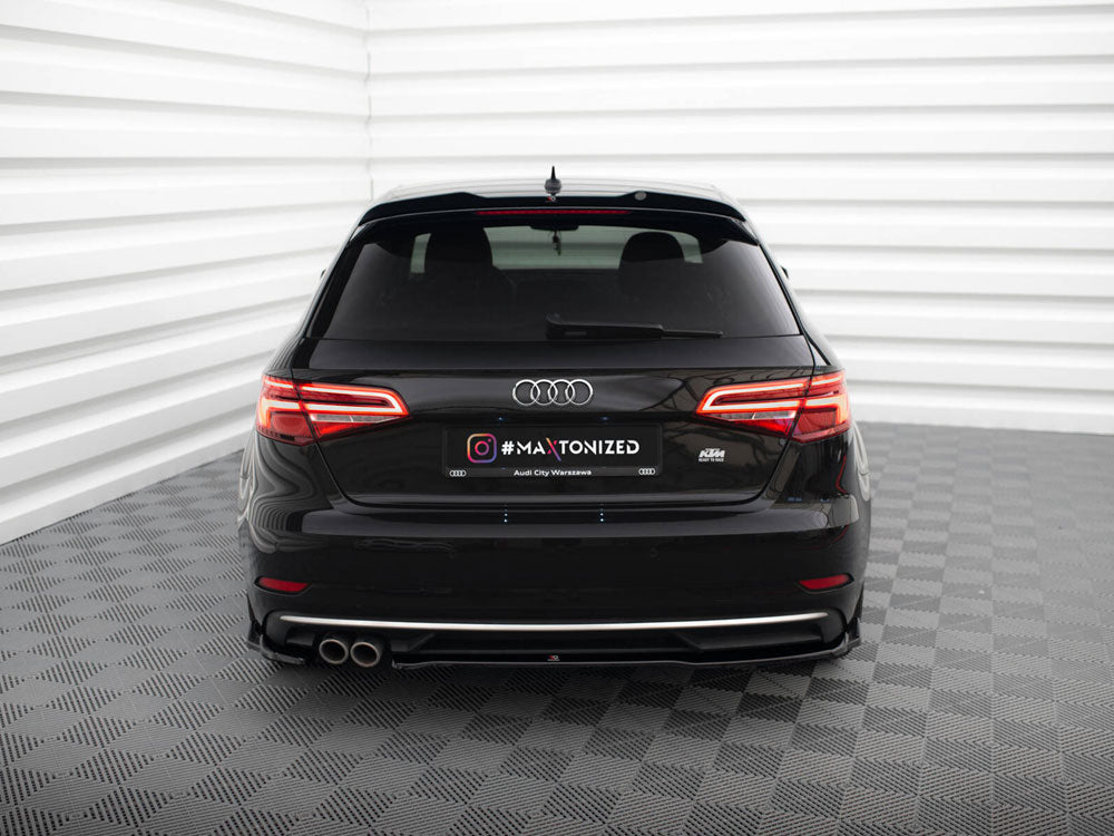 Rear Side Splitters Audi A3 Sportback 8V Facelift - Wayside Performance 