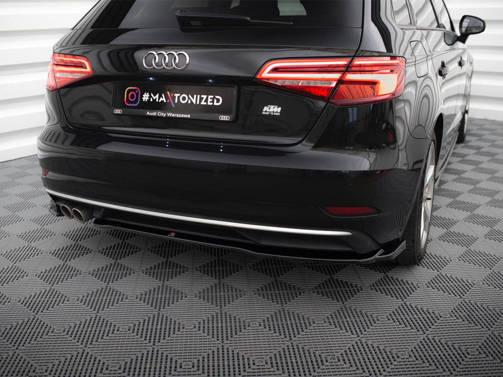 Rear Side Splitters Audi A3 Sportback 8V Facelift - Wayside Performance 