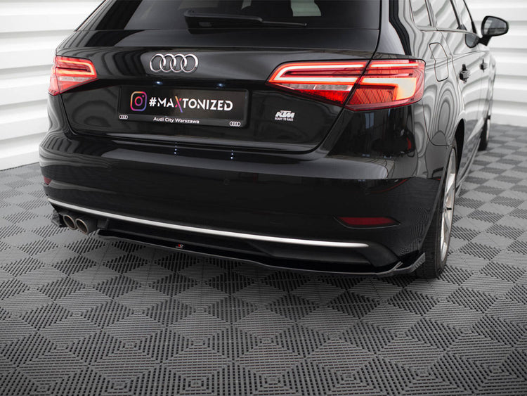Rear Side Splitters Audi A3 Sportback 8V Facelift - Wayside Performance 