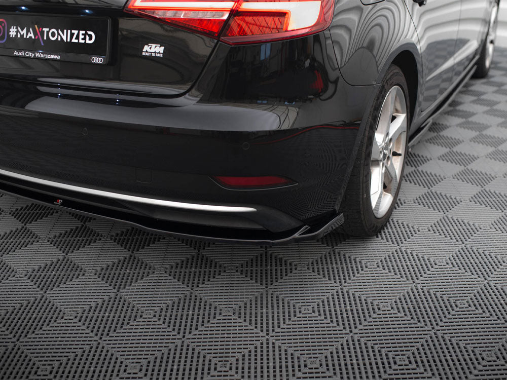 Rear Side Splitters Audi A3 Sportback 8V Facelift - Wayside Performance 