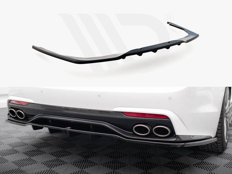 Central Rear Splitter (Vertical Bars) Kia Stinger Mk1 - Wayside Performance 