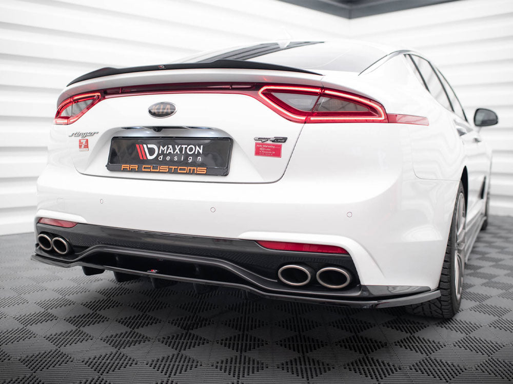 Central Rear Splitter (Vertical Bars) Kia Stinger Mk1 - Wayside Performance 