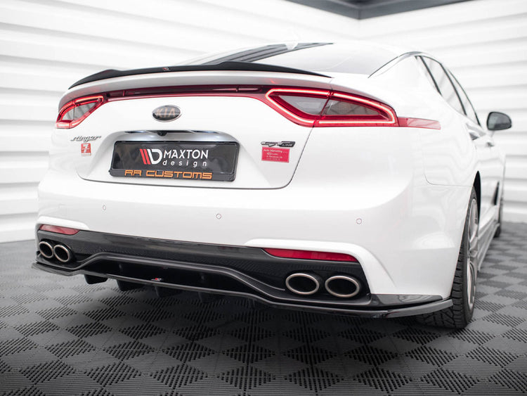 Central Rear Splitter (Vertical Bars) Kia Stinger Mk1 - Wayside Performance 