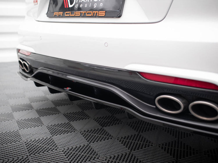 Central Rear Splitter (Vertical Bars) Kia Stinger Mk1 - Wayside Performance 
