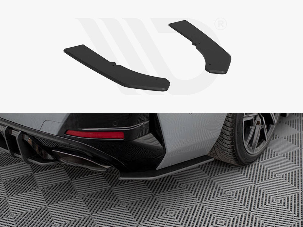 Street Pro Rear Side Splitters BMW 4 Gran Coupe M440i G26 - Wayside Performance 
