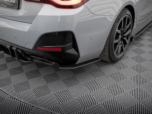 Street Pro Rear Side Splitters BMW 4 Gran Coupe M440i G26 - Wayside Performance 