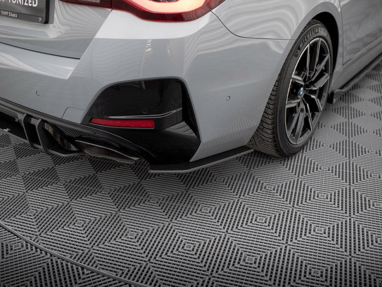 Street Pro Rear Side Splitters BMW 4 Gran Coupe M440i G26 - Wayside Performance 
