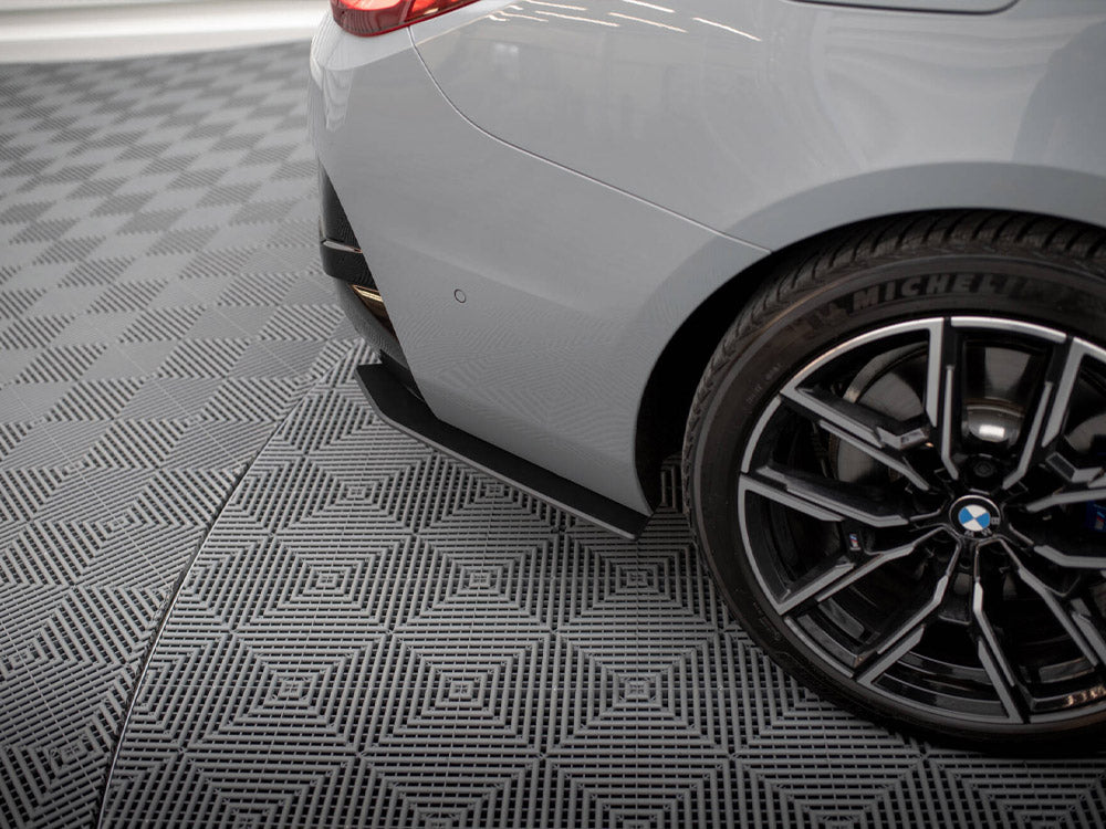 Street Pro Rear Side Splitters BMW 4 Gran Coupe M440i G26 - Wayside Performance 
