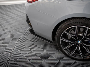 Street Pro Rear Side Splitters BMW 4 Gran Coupe M440i G26 - Wayside Performance 
