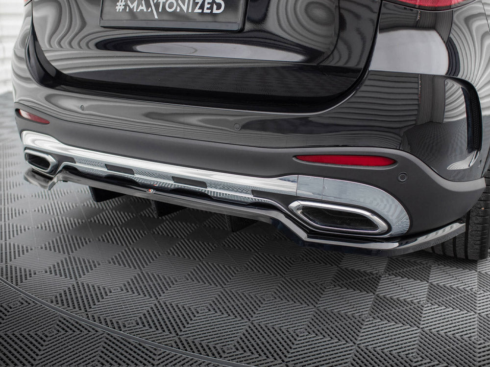 Central Rear Splitter (Vertical Bars) Mercedes-Benz GLC AMG-Line X254 - Wayside Performance 
