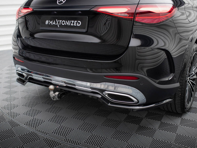 Central Rear Splitter (Vertical Bars) Mercedes-Benz GLC AMG-Line X254 - Wayside Performance 