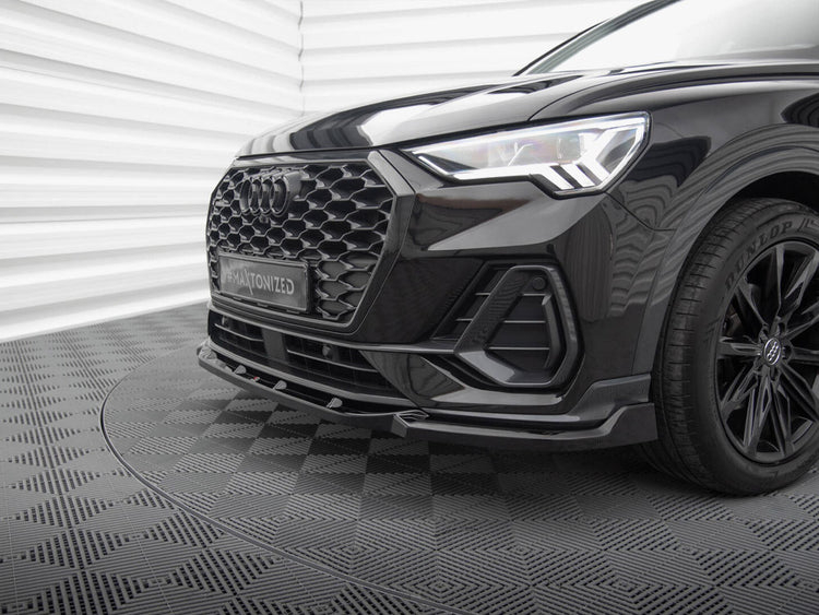 Front Splitter V.2 Audi Q3 Sportback F3 - Wayside Performance 