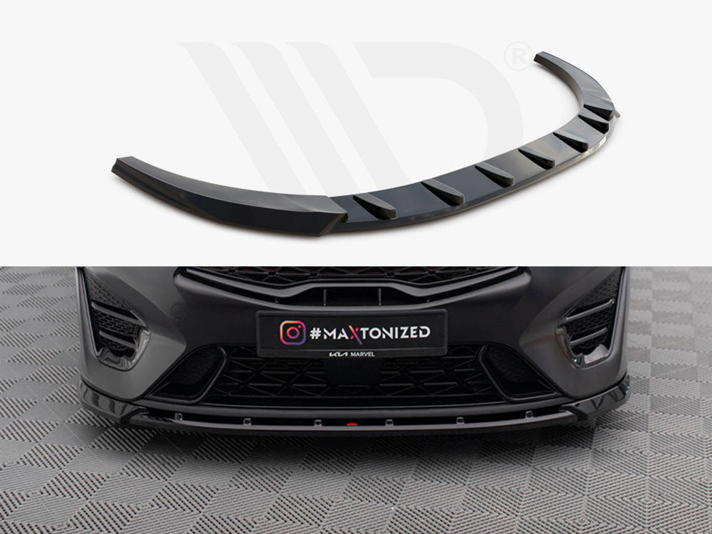 Front Splitter V.2 Kia Proceed / Ceed GT Mk1 Facelift / Mk3 Facelift - Wayside Performance 