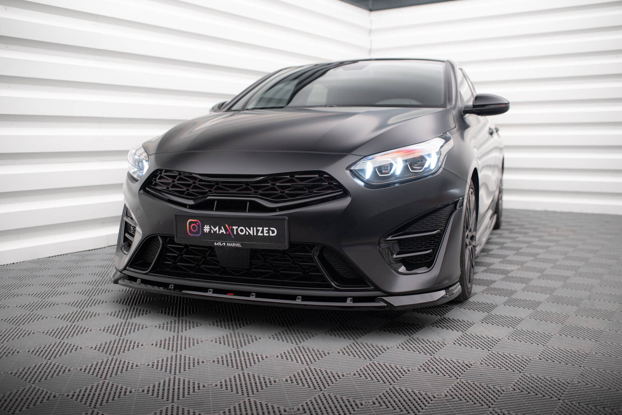 Front Splitter V.2 Kia Proceed / Ceed GT Mk1 Facelift / Mk3 Facelift - Wayside Performance 