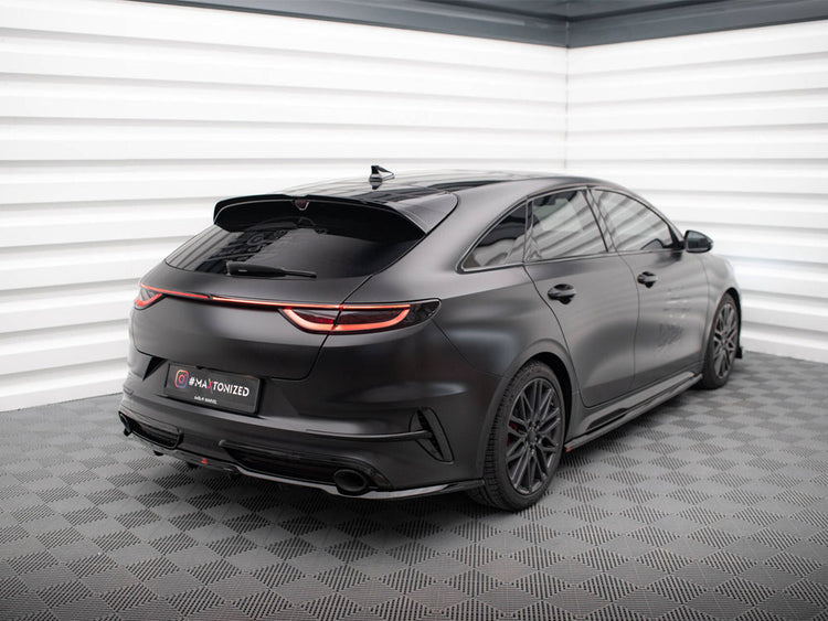Central Rear Splitter (Vertical Bars) KIA ProCeed GT Mk1 Facelift - Wayside Performance 