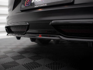 Central Rear Splitter (Vertical Bars) KIA ProCeed GT Mk1 Facelift - Wayside Performance 