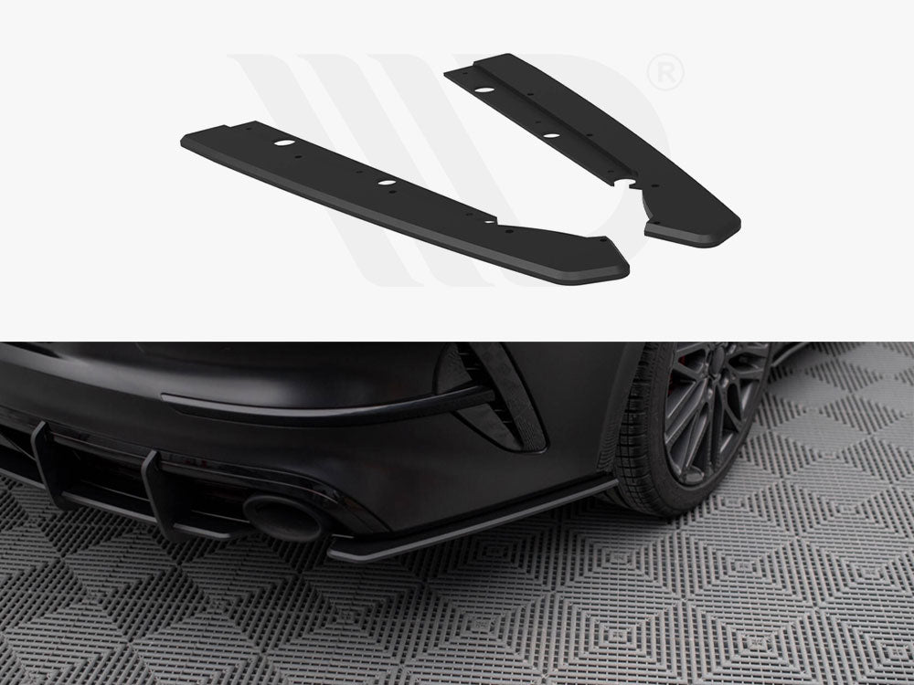 Street Pro Rear Side Splitters KIA ProCeed GT Mk1 Facelift - Wayside Performance 