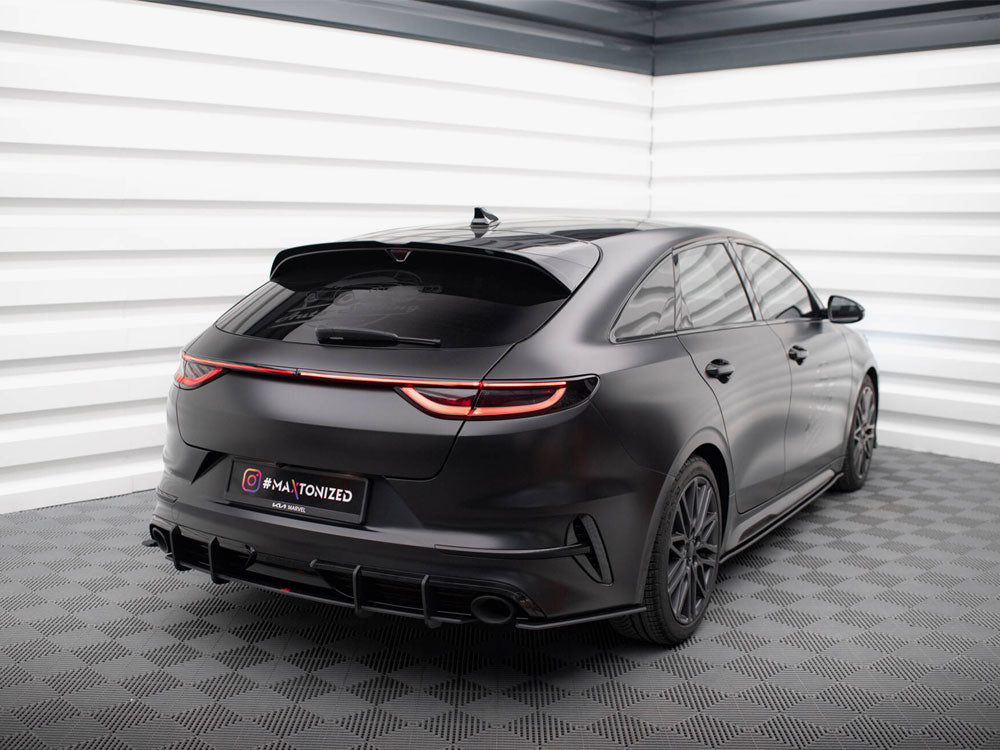 Street Pro Rear Side Splitters KIA ProCeed GT Mk1 Facelift - Wayside Performance 