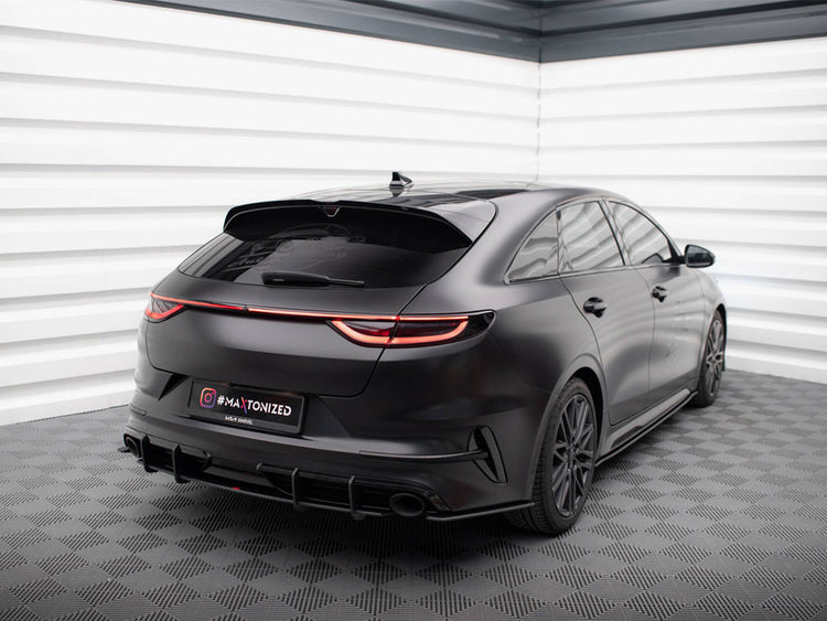 Street Pro Rear Side Splitters KIA ProCeed GT Mk1 Facelift - Wayside Performance 