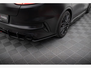 Street Pro Rear Side Splitters KIA ProCeed GT Mk1 Facelift - Wayside Performance 
