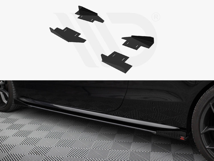 Side Flaps Audi A5 / A5 S-Line / S5 Coupe / Cabrio 8T / 8T Facelift - Wayside Performance 