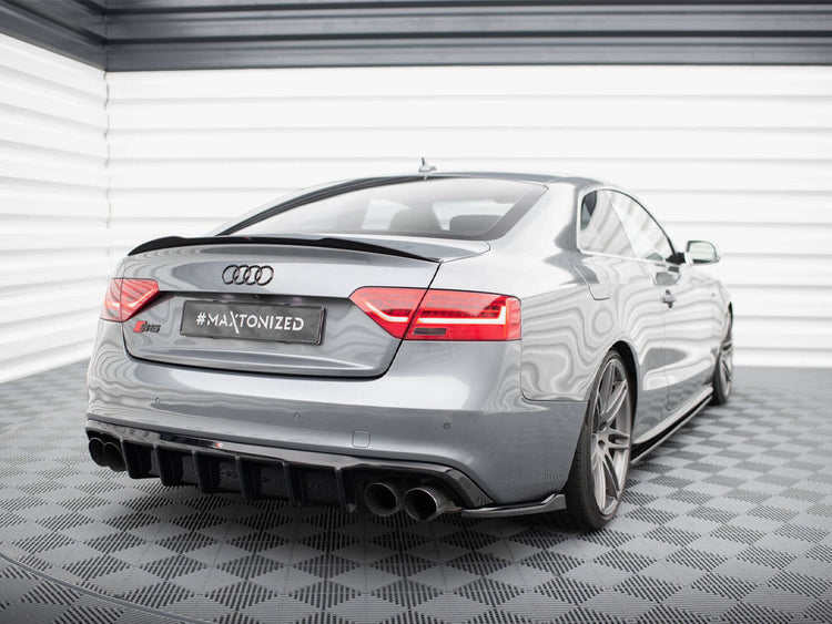 Rear Side Splitters V.2 Audi S5 Coupe 8T Facelift - Wayside Performance 