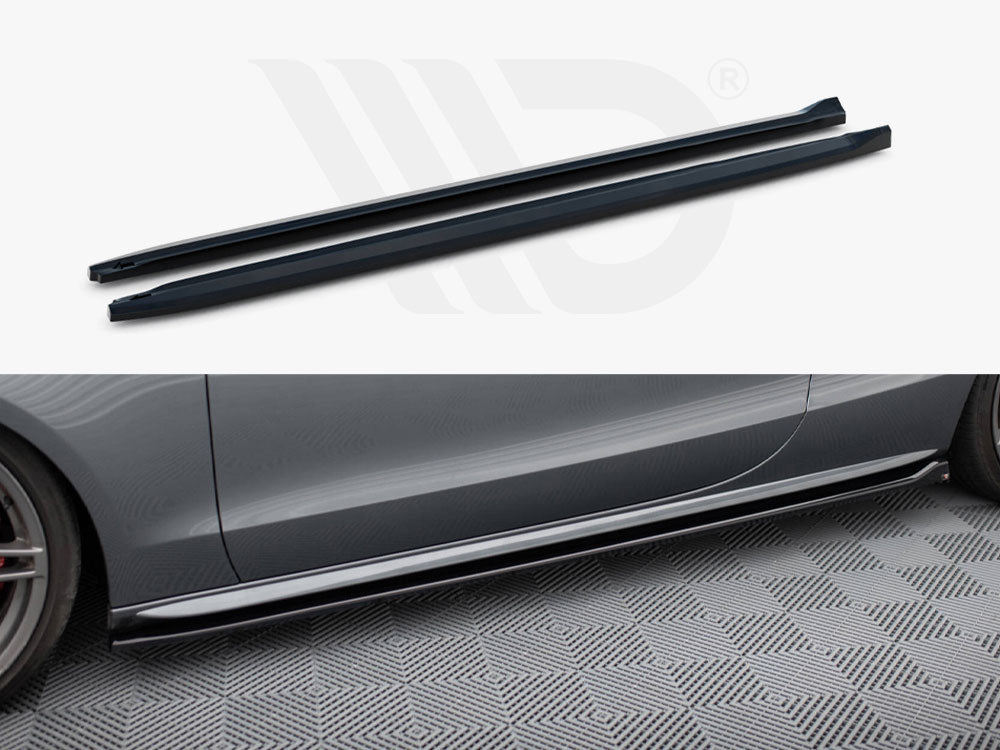 Side Skirts Diffusers V.2 Audi S5 / A5 S-Line Coupe 8T - Wayside Performance 
